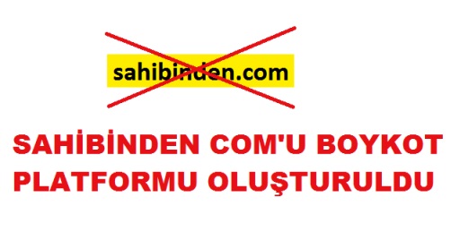 Sahibinden.com’a Boykot