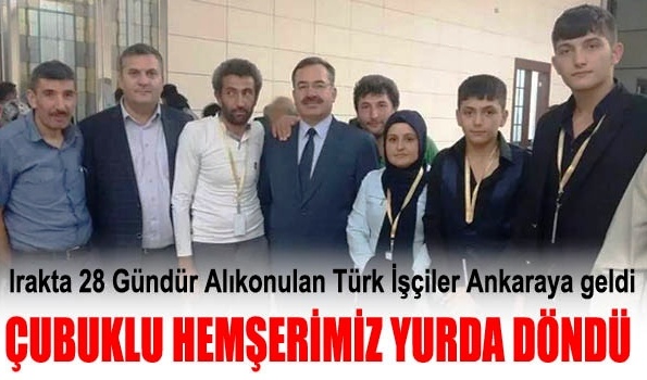 Çubuklu Türk İşçi Memleketine Döndü
