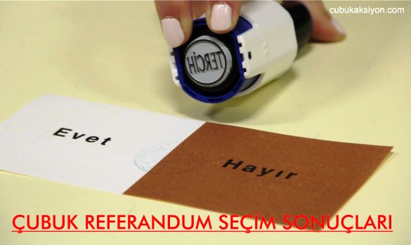 Çubuk Referandum Sonuçları