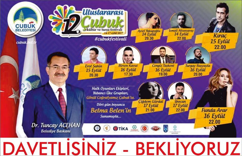Çubuk Büyük Festivale Hazır