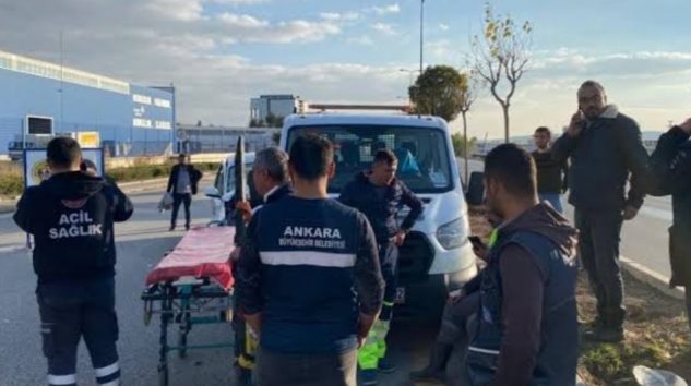 Çubuk Ankara ana yolunda kaza 10 yaralı