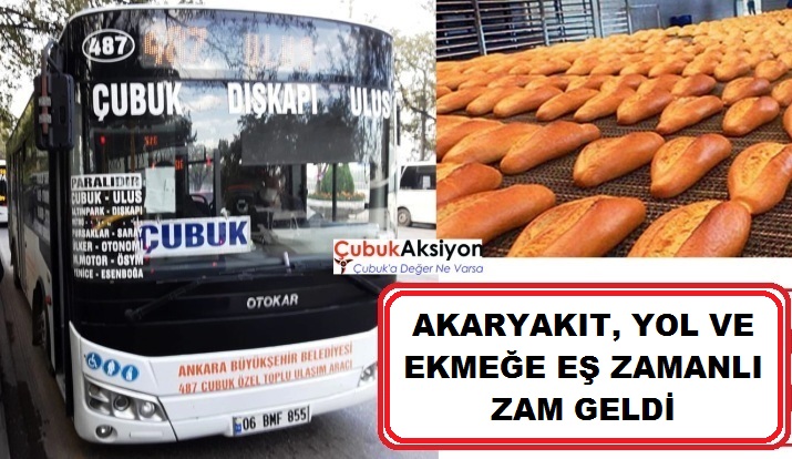 Akaryakıt, yol ve ekmeğe eş zamanlı zam geldi