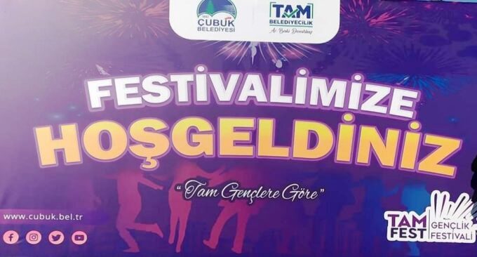 Çubuk Tam Fest Gençlik Festivali başladı