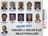 Ankara 2. bölge ilçelerine hizmet edecek milletvekilleri