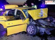 Çubuklu taksici Konya da kaza yaptı 1 ölü, 3 yaralı