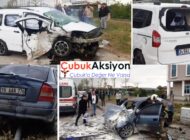 Esenboğa kavşağında kaza: 2 yaralı