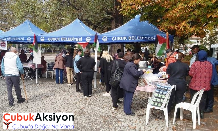 Çubuk’tan Gazze’ye gönül bağı kuruldu