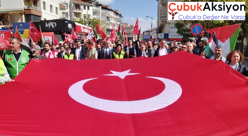 Çubuk’un ruhu Gazze halkının yanında