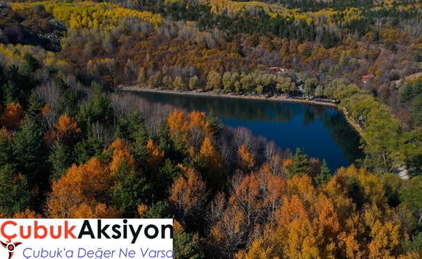 Çubuk Karagöl de renk cümbüşü başladı